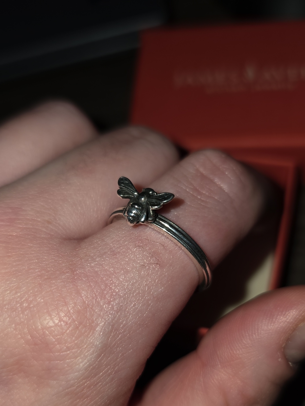 James Avery Retired Honey Bee Ring Size 10